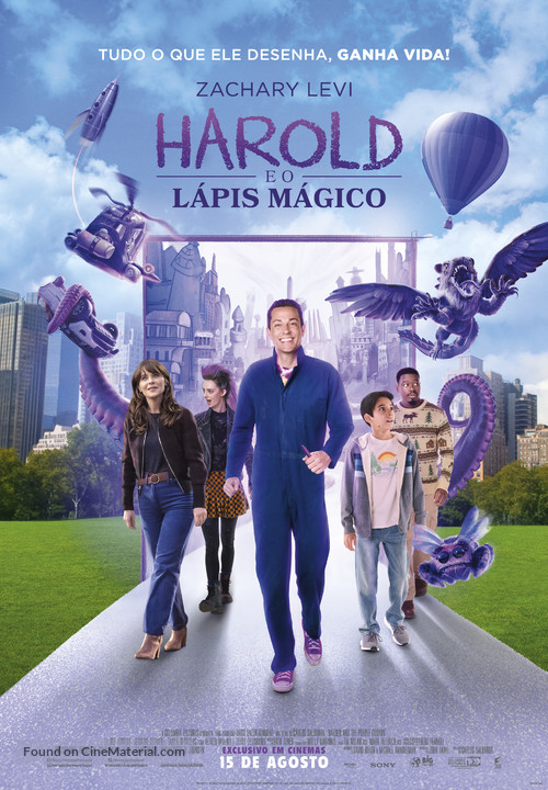 Harold and the Purple Crayon - Portuguese Movie Poster