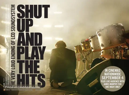 Shut Up and Play the Hits - British Movie Poster