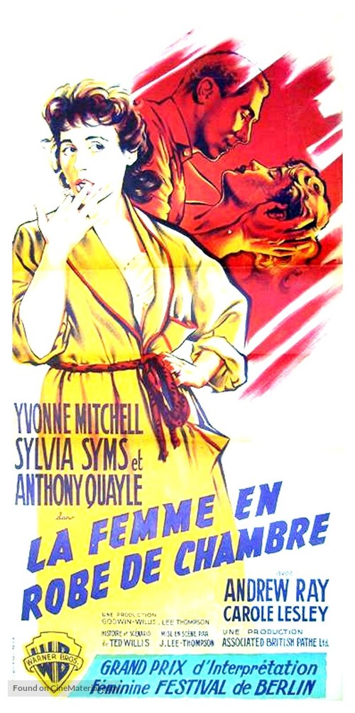 Woman in a Dressing Gown - French Movie Poster