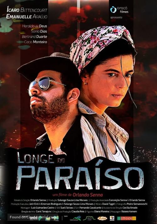 Longe do Para&iacute;so - Brazilian Movie Poster