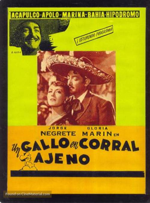 Gallo en corral ajeno, Un - Mexican Movie Poster