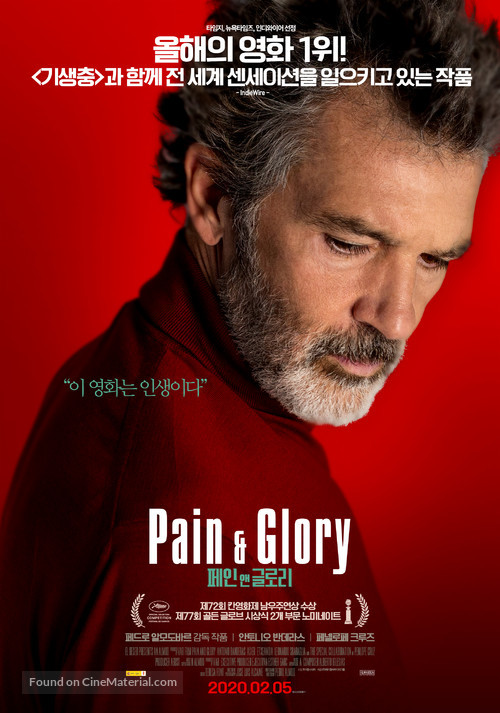 Dolor y gloria - South Korean Movie Poster
