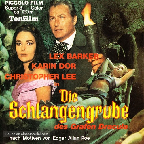 Die Schlangengrube und das Pendel - German Movie Cover