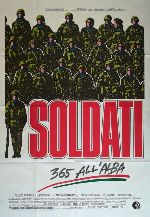 Soldati - 365 all&#039;alba - Italian Movie Poster