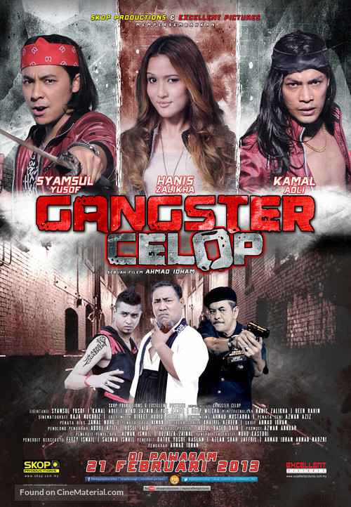 Gangster Celop - Malaysian Movie Poster