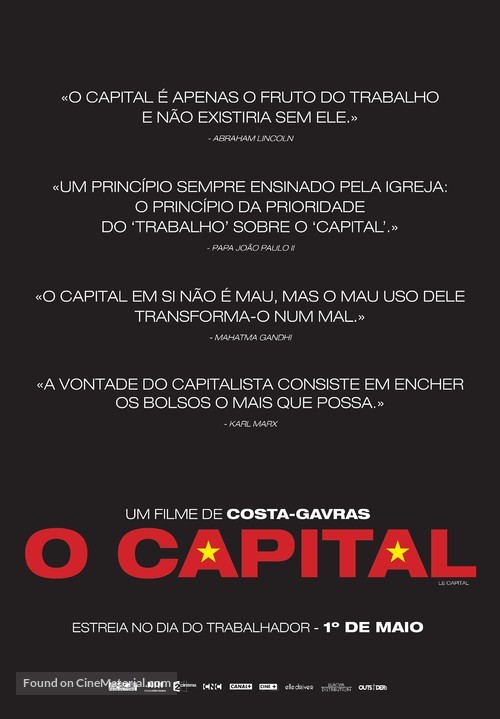 Le capital - Portuguese Movie Poster