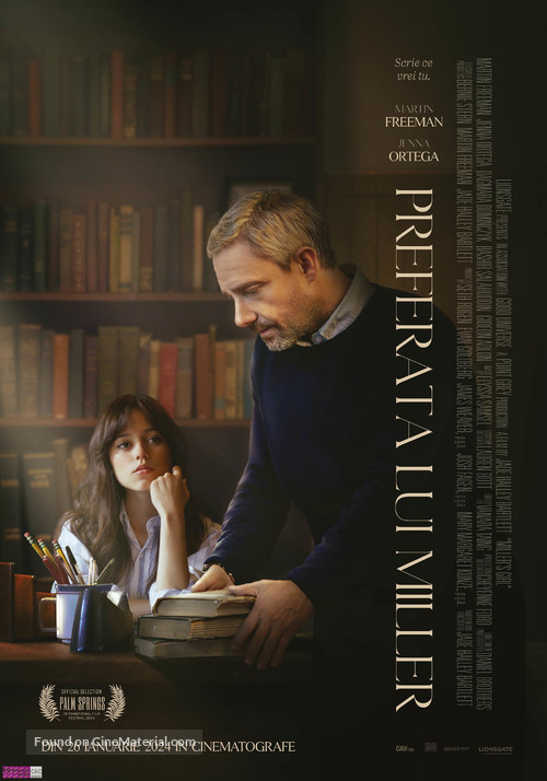 Miller&#039;s Girl - Romanian Movie Poster