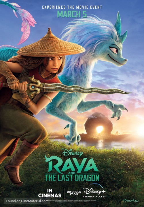 Raya and the Last Dragon - British Movie Poster