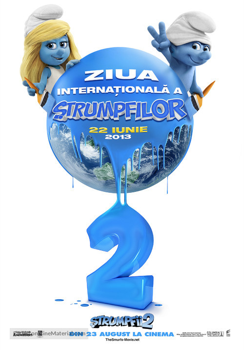 The Smurfs 2 - Romanian Movie Poster