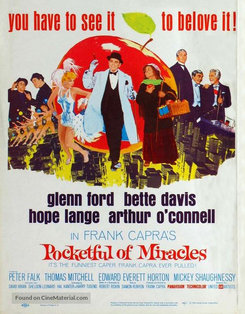 Pocketful of Miracles - Movie Poster
