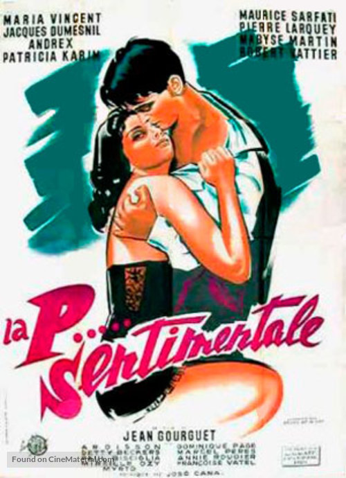 La p... sentimentale - French Movie Poster