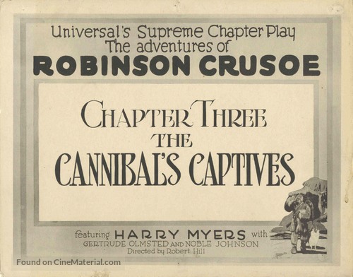 The Adventures of Robinson Crusoe - Movie Poster