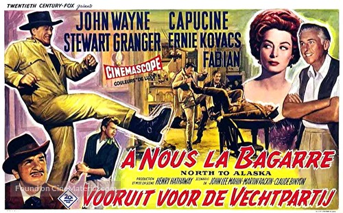 North to Alaska - Belgian Movie Poster