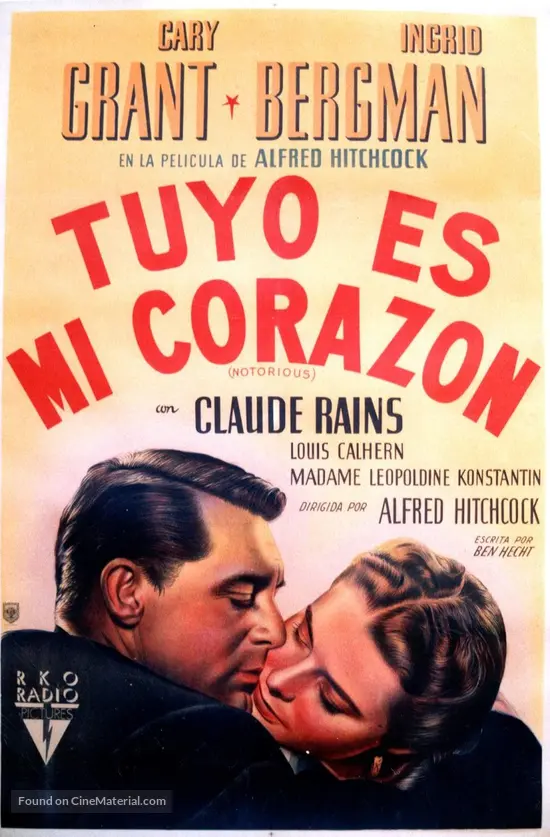 Notorious - Spanish Movie Poster