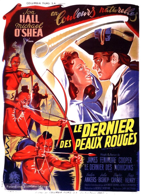Last of the Redmen - French Movie Poster