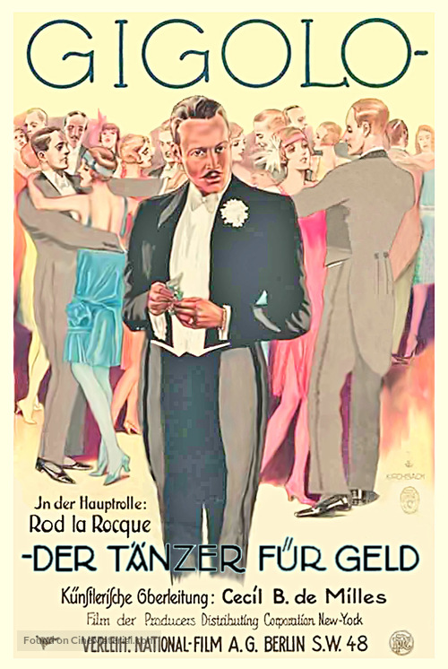 Gigolo - German Movie Poster