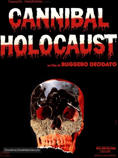 Cannibal Holocaust - French DVD movie cover