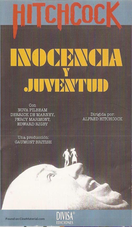 Young and Innocent - Spanish VHS movie cover