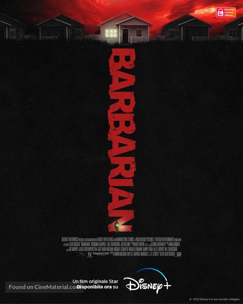 Barbarian - Italian Movie Poster
