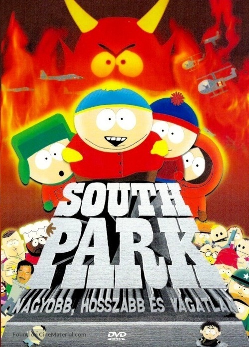 South Park: Bigger Longer &amp; Uncut - Hungarian DVD movie cover