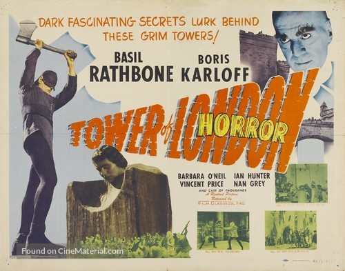 Tower of London - Re-release movie poster