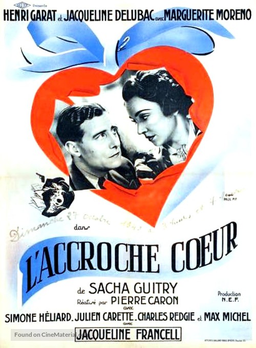 L&#039;accroche-coeur - French Movie Poster