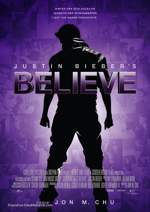 Justin Bieber&#039;s Believe - German Movie Poster