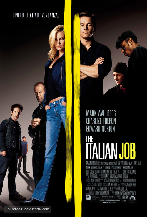 The Italian Job - Spanish Movie Poster