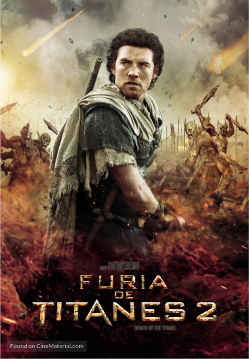 Wrath of the Titans - Argentinian DVD movie cover