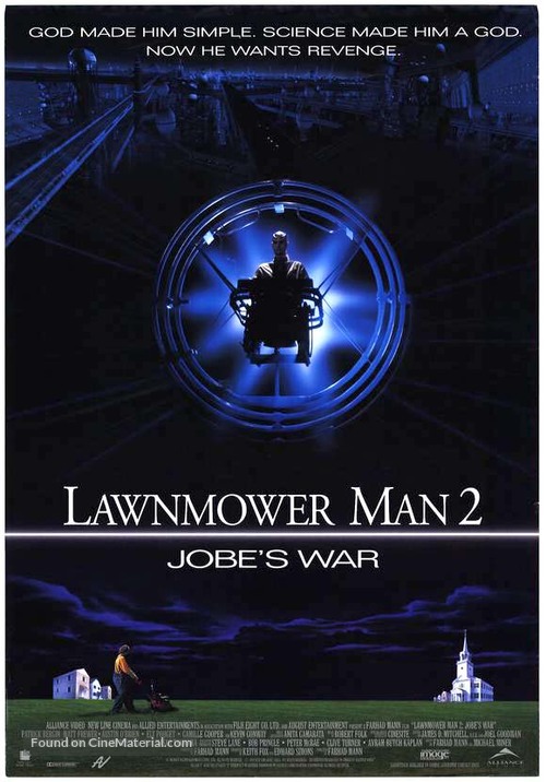 Lawnmower Man 2: Beyond Cyberspace - Canadian Movie Poster