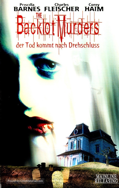 The Backlot Murders - German VHS movie cover