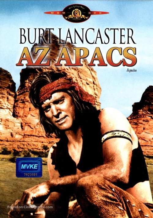 Apache - Hungarian DVD movie cover