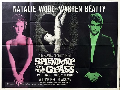 Splendor in the Grass - British Movie Poster