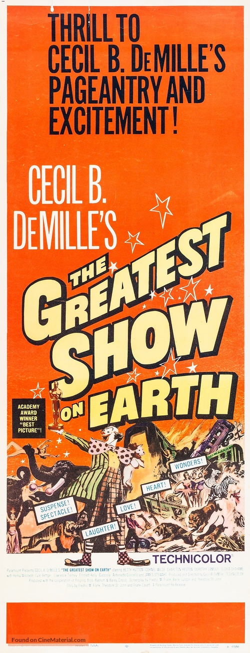 The Greatest Show on Earth - Movie Poster