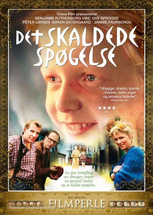 Det skaldede sp&oslash;gelse - Danish DVD movie cover