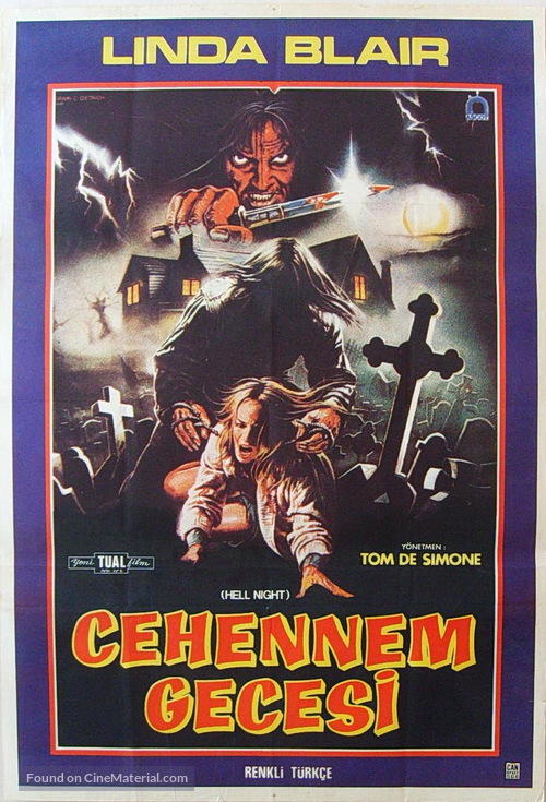 Hell Night - Turkish Movie Poster