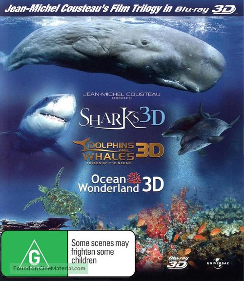 Sharks 3D - Australian Blu-Ray movie cover