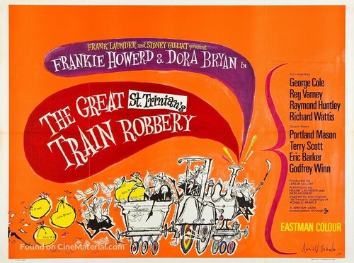 The Great St. Trinian&#039;s Train Robbery - British Movie Poster