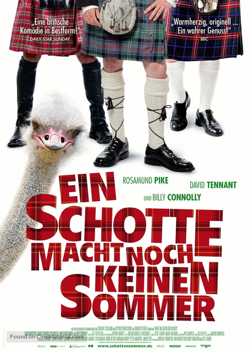 What We Did on Our Holiday - German Movie Poster