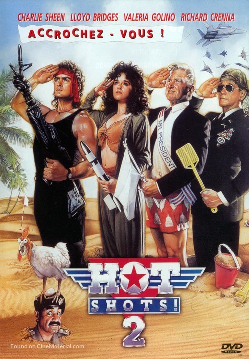 Hot Shots! Part Deux - French DVD movie cover