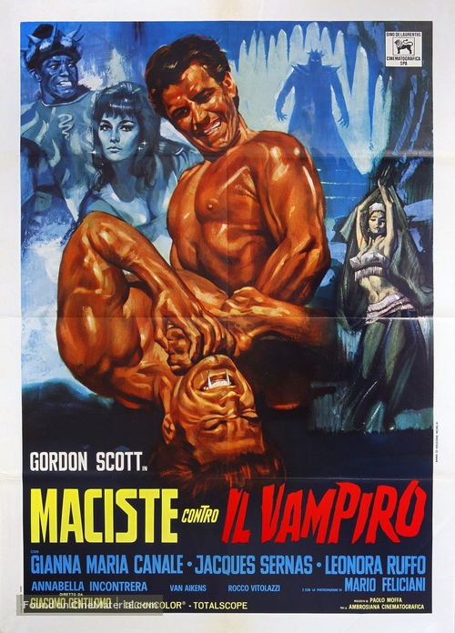 Maciste contro il vampiro - Italian Movie Poster