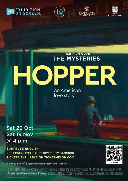 Exhibition on Screen: Hopper - An American Love Story - Thai Movie Poster