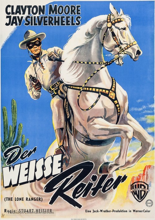 The Lone Ranger - German Movie Poster
