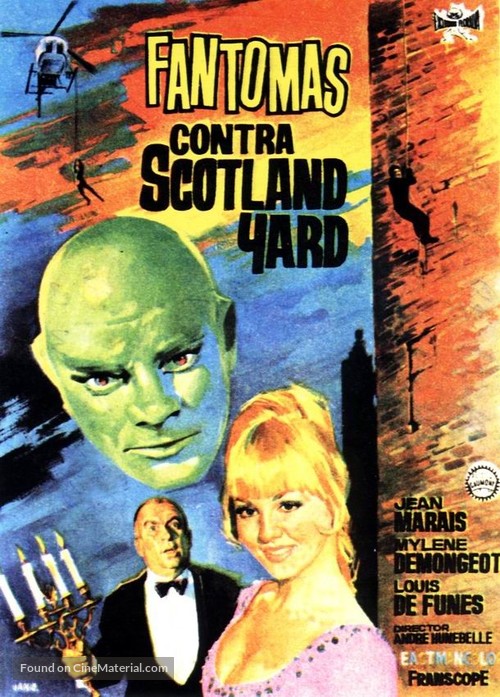 Fant&ocirc;mas contre Scotland Yard - Spanish Movie Poster