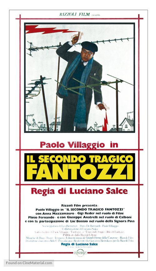 Il secondo tragico Fantozzi - Italian Movie Poster