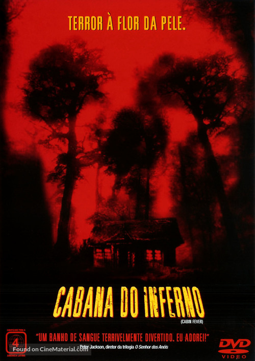 Cabin Fever - Brazilian DVD movie cover