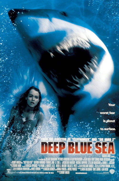 Deep Blue Sea - Movie Poster