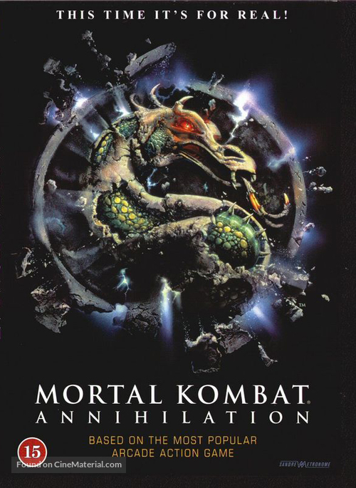 Mortal Kombat: Annihilation - Danish DVD movie cover