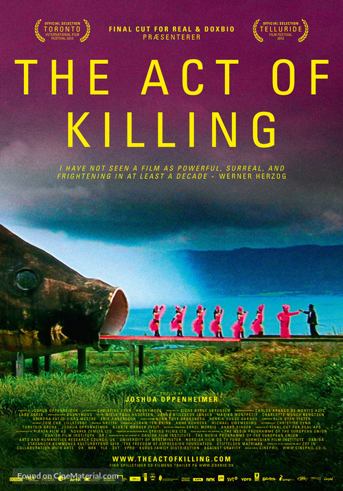 The Act of Killing - Danish Movie Poster