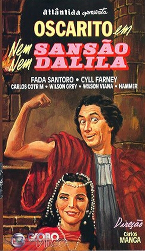 Nem Sans&atilde;o Nem Dalila - Brazilian Movie Cover